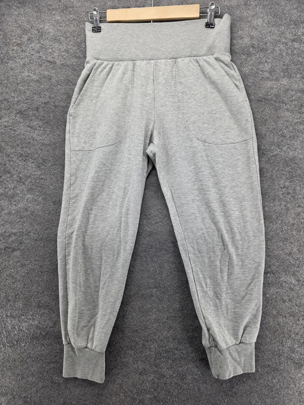 Nike Pants Womens Small Gray Dri-FIT Yoga Joggers High Rise Lounge Sweatpants